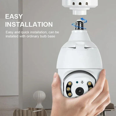 360° CCTV WiFi Bulb Camera