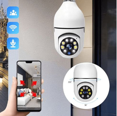 360° CCTV WiFi Bulb Camera