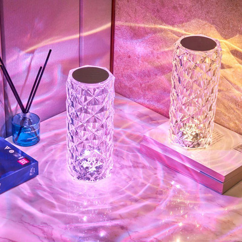 Illuminating LED Crystal Table Lamp