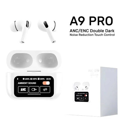 A9 Airpods Pro 2 with Touch Screen + 15 Days Warranty